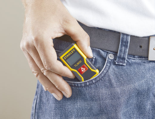 El medidor Láser de distancias de Stanley TLM30 de 9 metros es perfecto para que calcules de manera sencilla todas las medidas para realizar el empapelado de tus paredes o los metros que ocupan tus nuevos muebles. Tecnología que facilita tu vida.