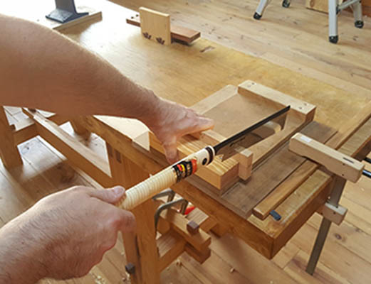 Trabajos en madera con sierras japonesas