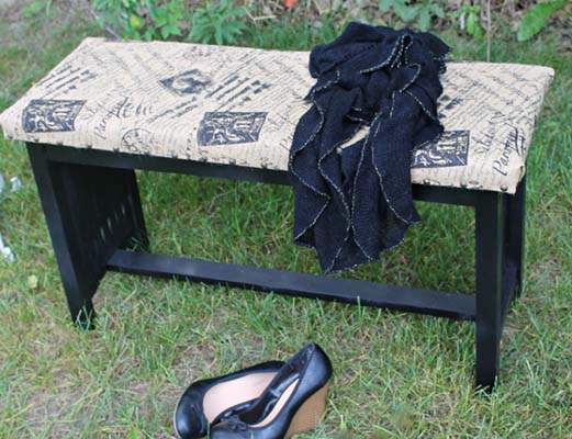 Reciclar una banqueta y tapizarla
